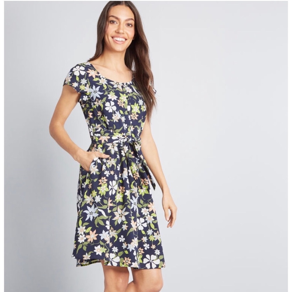 Modcloth Benefits Your Brilliance A-line Dress- XL